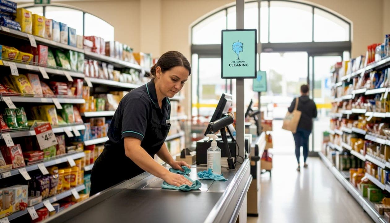 Retail cleaning hygiene: boost sales by 90% in Australia