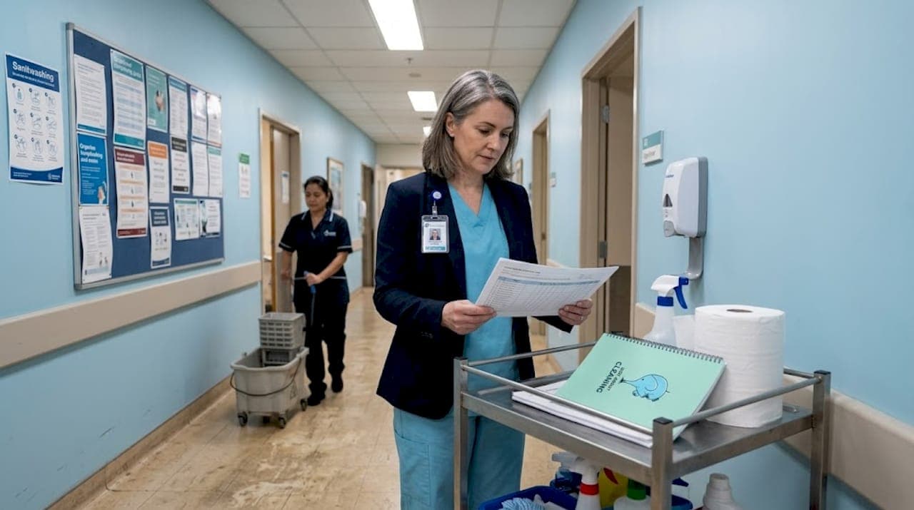 Essential compliance checklist for healthcare cleaning
